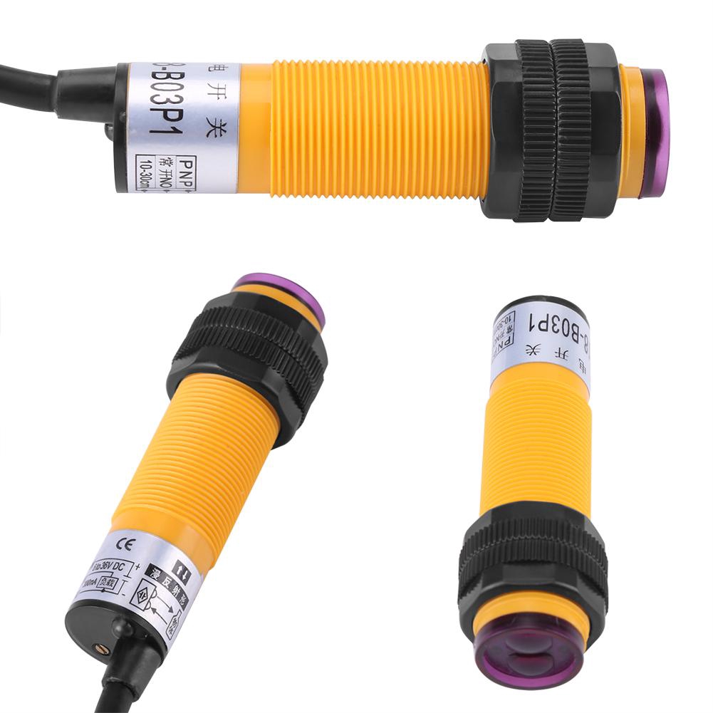 Cảm biến vật cản hồng ngoại E18-B03P1 5-30cm DC 6-36V PNP IR