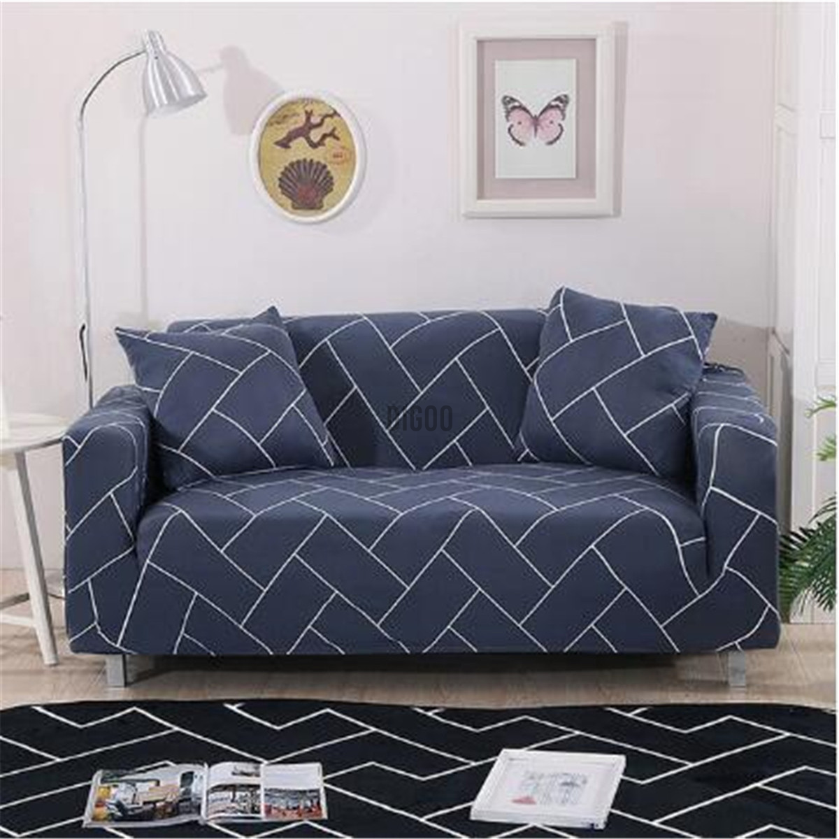 Bộ 4 Miếng Bọc Ghế Sofa Co Giãn 94-112 ''