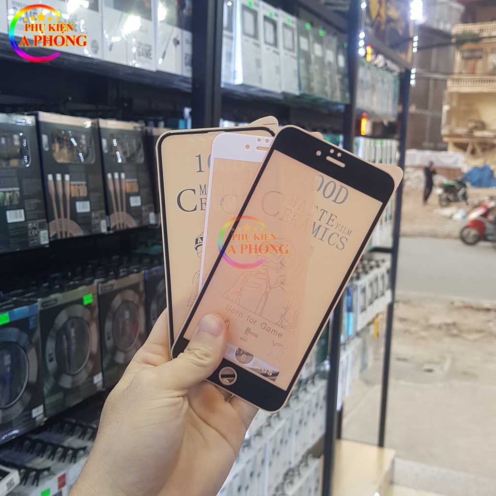 [Mua 5 cái Giá Sỉ] Cường lực dẻo Iphone 6,6s, 6 plus,7,8 Plus,X, Xs, Xr, Xs Max, 11 Pro, 11 Pro Max, Chống vân tay 100D