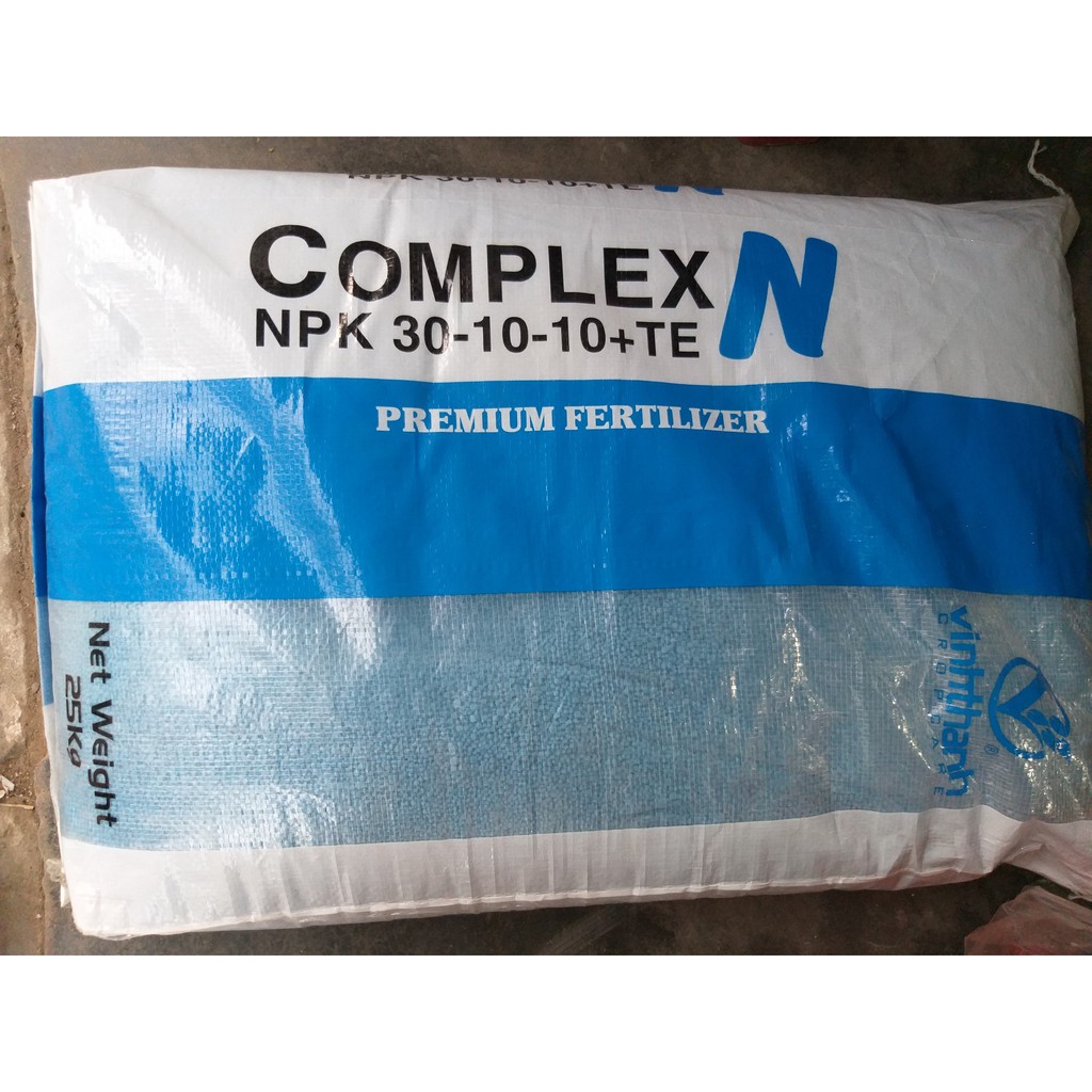 Phân bón NPK complex 30-10-10+TE cao cấp 1kg