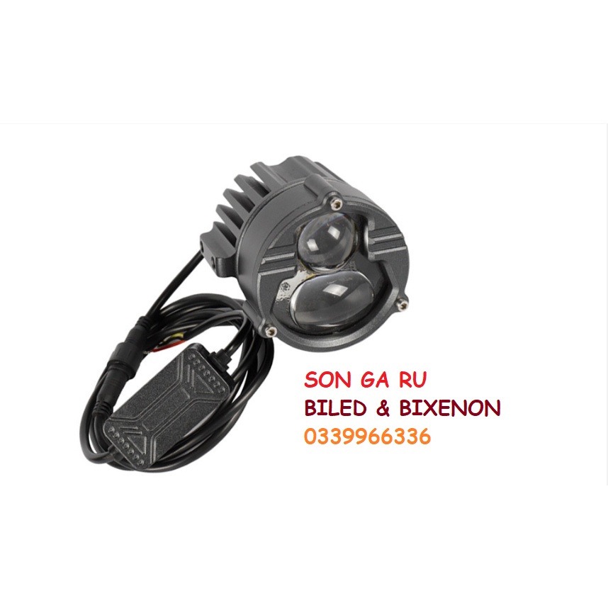 Đèn LED gầm oto trợ sáng Laser công suất 90w