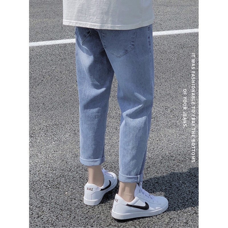 Quần Jean Nam, Quần Baggy  ống rộng, ống suông TR02, mẫu mới 2021-Trend Clothing!