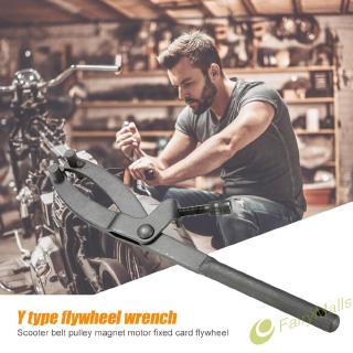 ❤Fa❤ Y-type Magneto Fixed Clamp Flywheel Wrench Motorcycle Maintenance Tools ♪