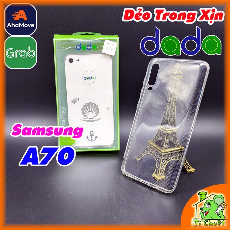[Ảnh Thật] Ốp lưng Samsung A70 2019 DADA Dẻo Trong Suốt