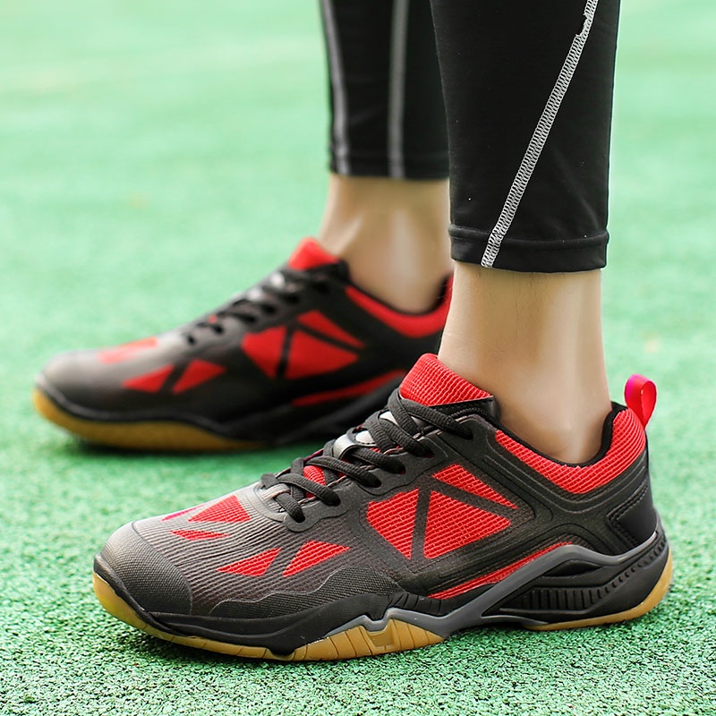 Giày Thể Thao Chơi Tennis / Cầu Lông Siêu Nhẹ Thoáng Khí Có Size Lớn 36-46 Dành Cho Nam Và Nữ