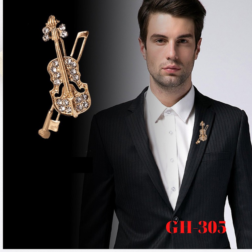 {Mẫu 2021} Ghim cài áo Vest Nam Lapel Pin thời trang nhiều mẫu lựa chọn GH-300- GH-309 {Phụ kiện Vest Nam - AdamZone}