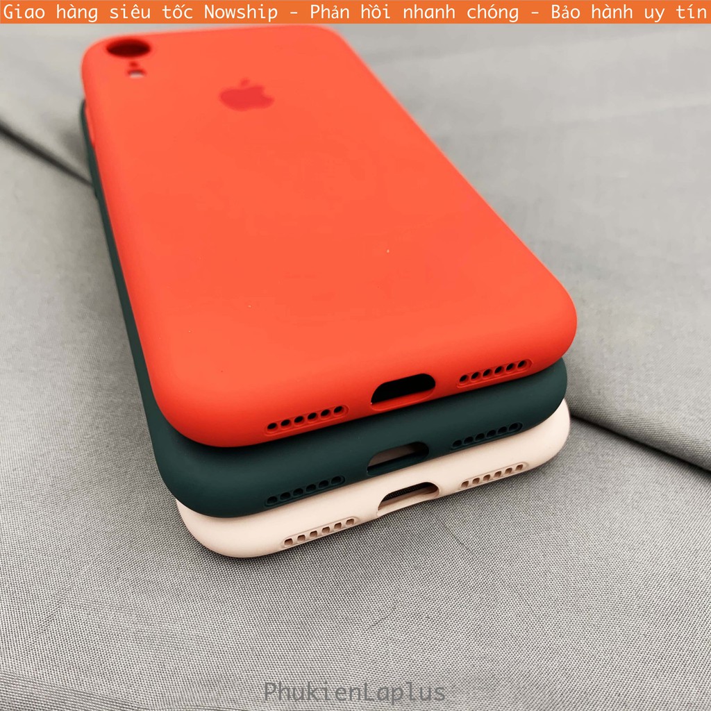 Ốp lưng chống bẩn iPhone XR có hình táo full viền bảo vệ camera toàn diện