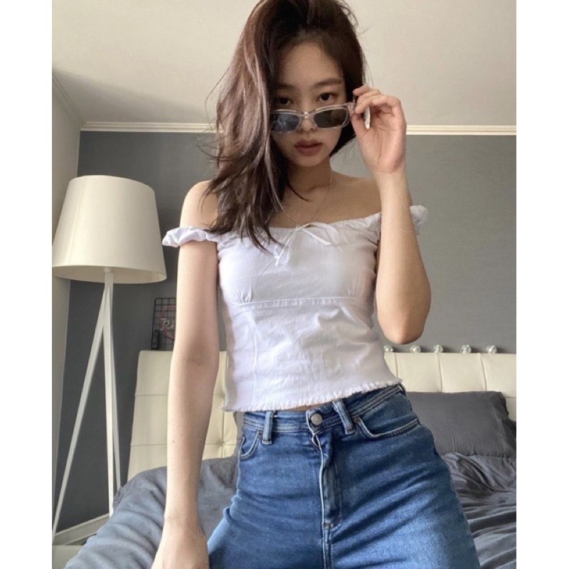 Kính râm gọng nhựa cứng dupe Jennie’s sungalsses