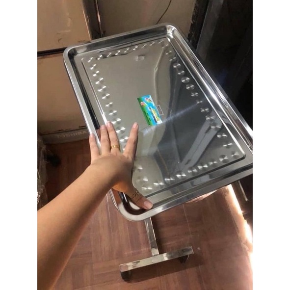 Bàn tít, xe đẩy y tế chất liệu inox, xe đẩy đựng dụng cụ phẩu thuật, spa