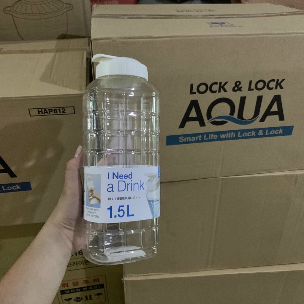 BÌNH NƯỚC LOCK AND LOCK 1.5l hàng chính hãng