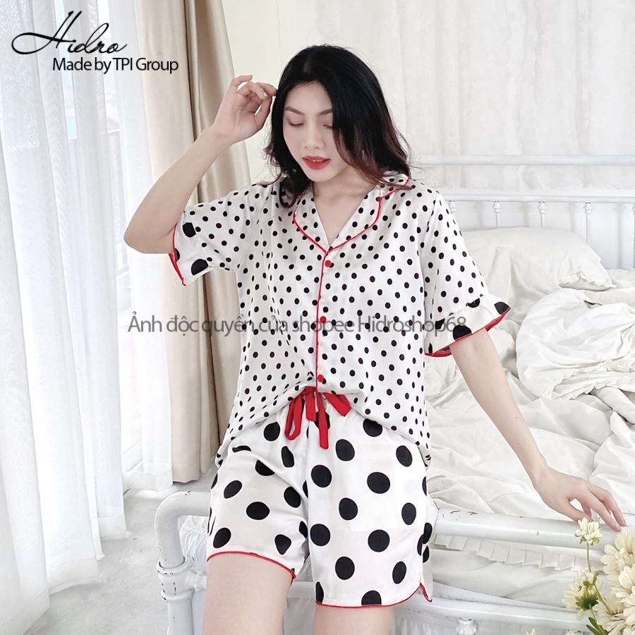 Đồ bộ pijama lụa satin phối chân sang chảnh | BigBuy360 - bigbuy360.vn