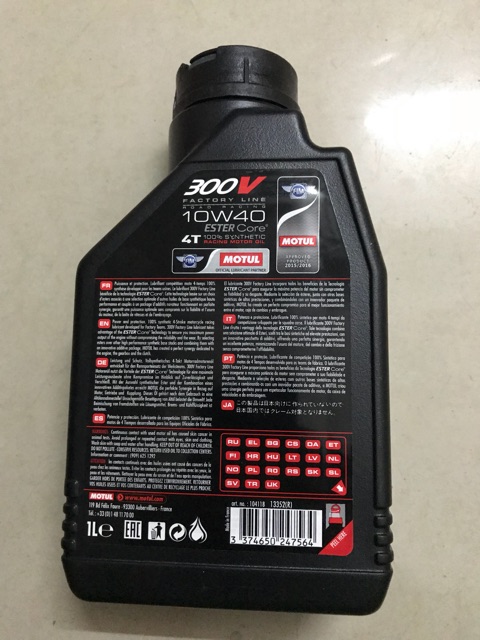 NHỚT MOTUL 300V TEM 3 LỚP CHÍNH HÃNG