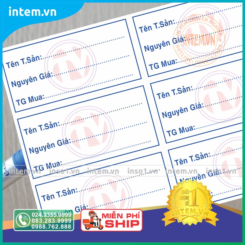 IN TEM KIỂM KÊ TÀI SẢN THEO YÊU CẦU