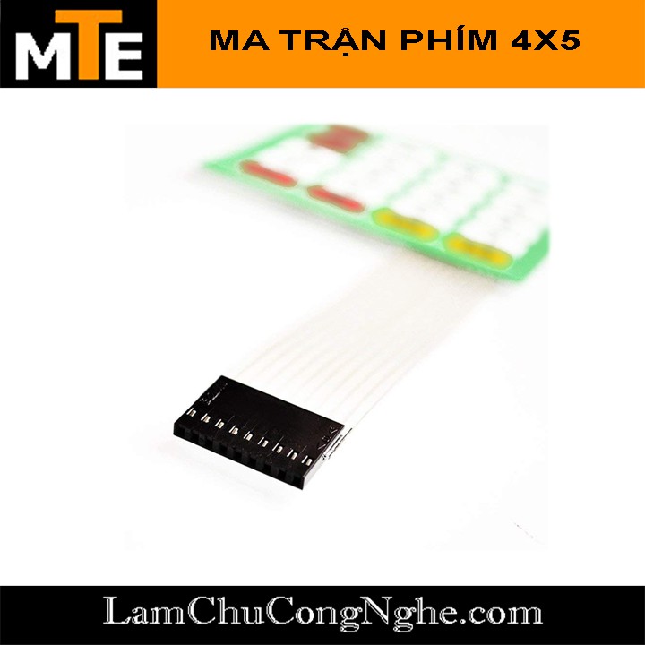 Bàn Phím Ma Trận Mềm 4x5 keypad loại dán