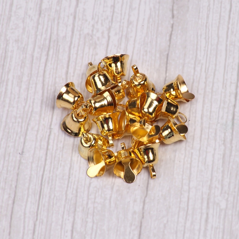 Chuông Nhỏ 1.1cm / 2cm Màu Vàng / Bạc Trang Trí Cây Thông Giáng Sinh