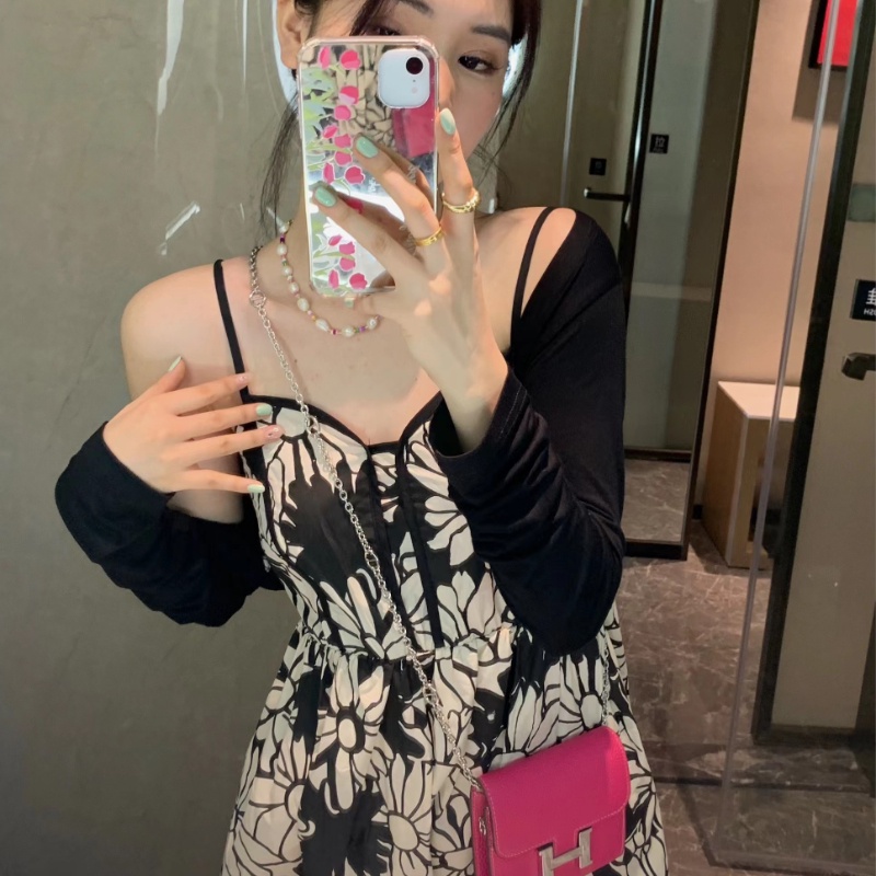 Đầm Hai Dây Thiết Kế Mỏng Xinh Xắn Thời Trang Mùa Hè Dành Cho Nữ