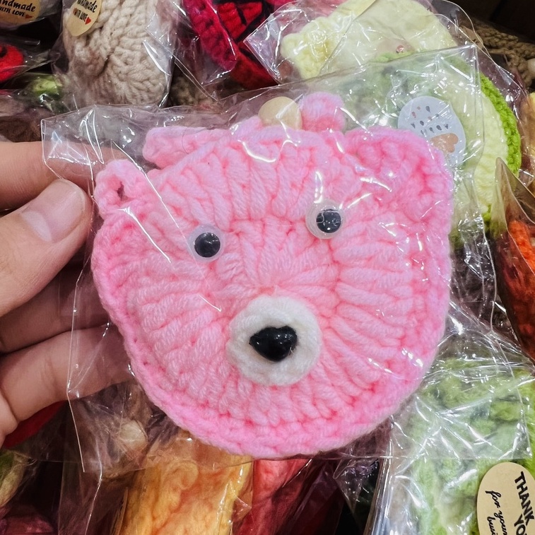 Túi tỏi handmade cho bé.Túi len đựng tỏi trừ vía cho bé, tránh gió cho bé yêu, cho bé khỏe mạnh mesocshop
