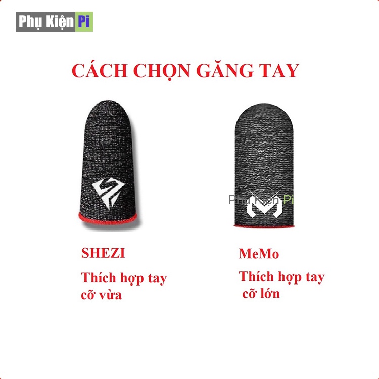 Găng tay chơi game MEMO dành cho điện thoại sợi carbon cảm ứng nhạy cho game PUBG FF Tốc Chiến Liên Quân mobile 4.9