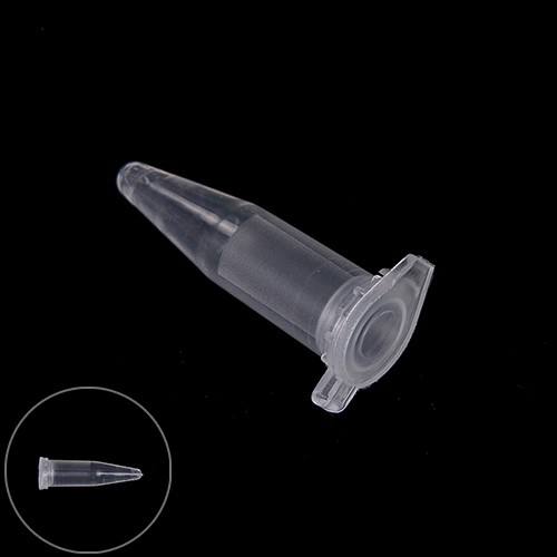 YL 50X1 5ml Lab Clear Micro Plastic Test Tube Centrifuge Vial Snap Cap Container AB VN3