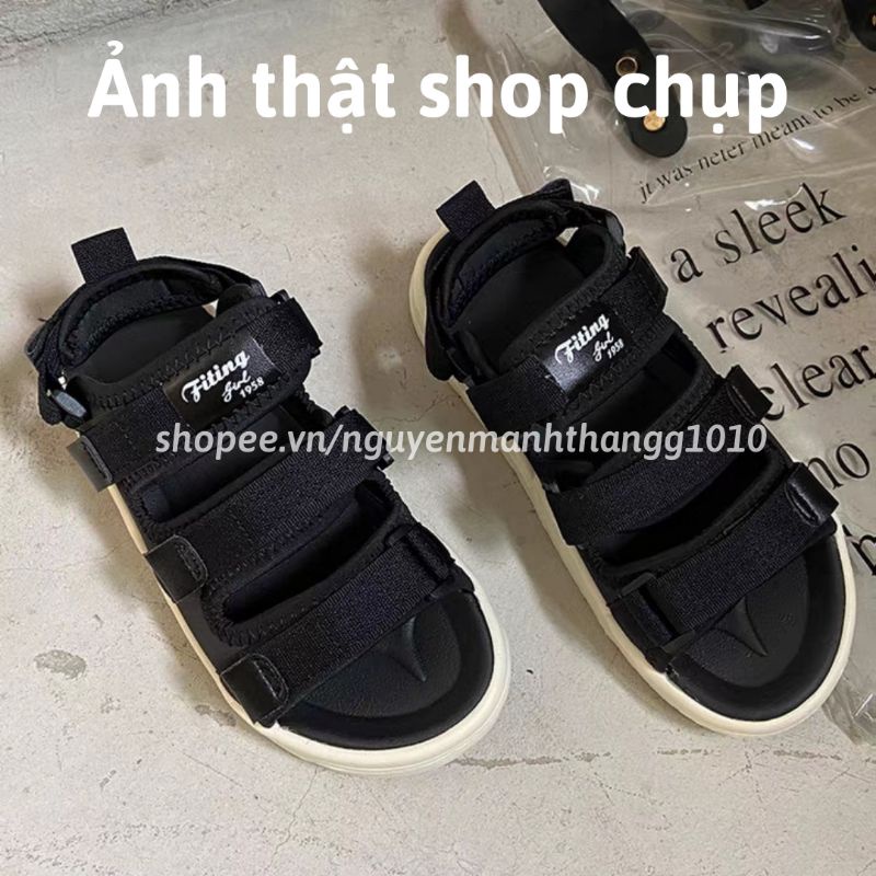 Sandal nữ Hoa Cúc Fiting 3 Quai Hậu Học Sinh Nữ Giá Rẻ