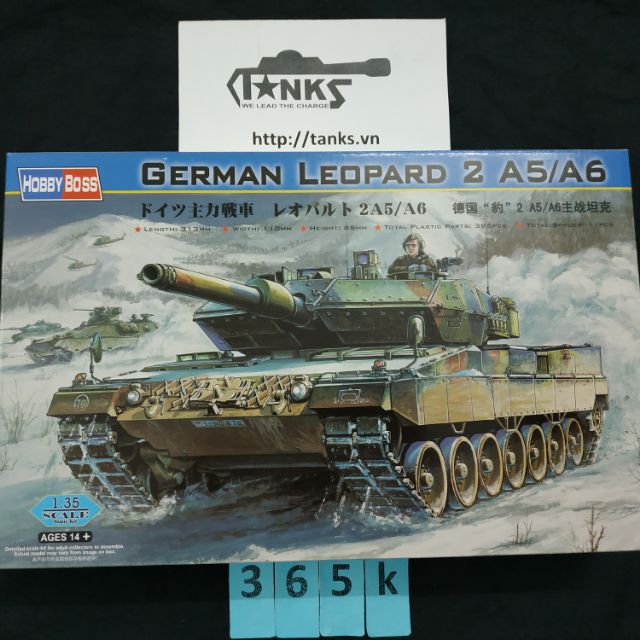 Bộ kit lắp ráp xe tăng Leopard 2 1/35