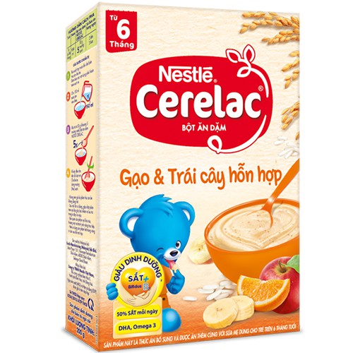 Bột ăn dặm Nestle Cerelac 200g