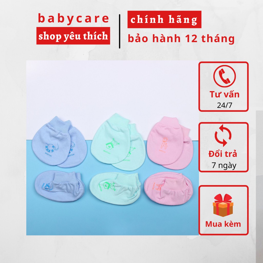 Set bao tay bao chân cho bé sơ sinh