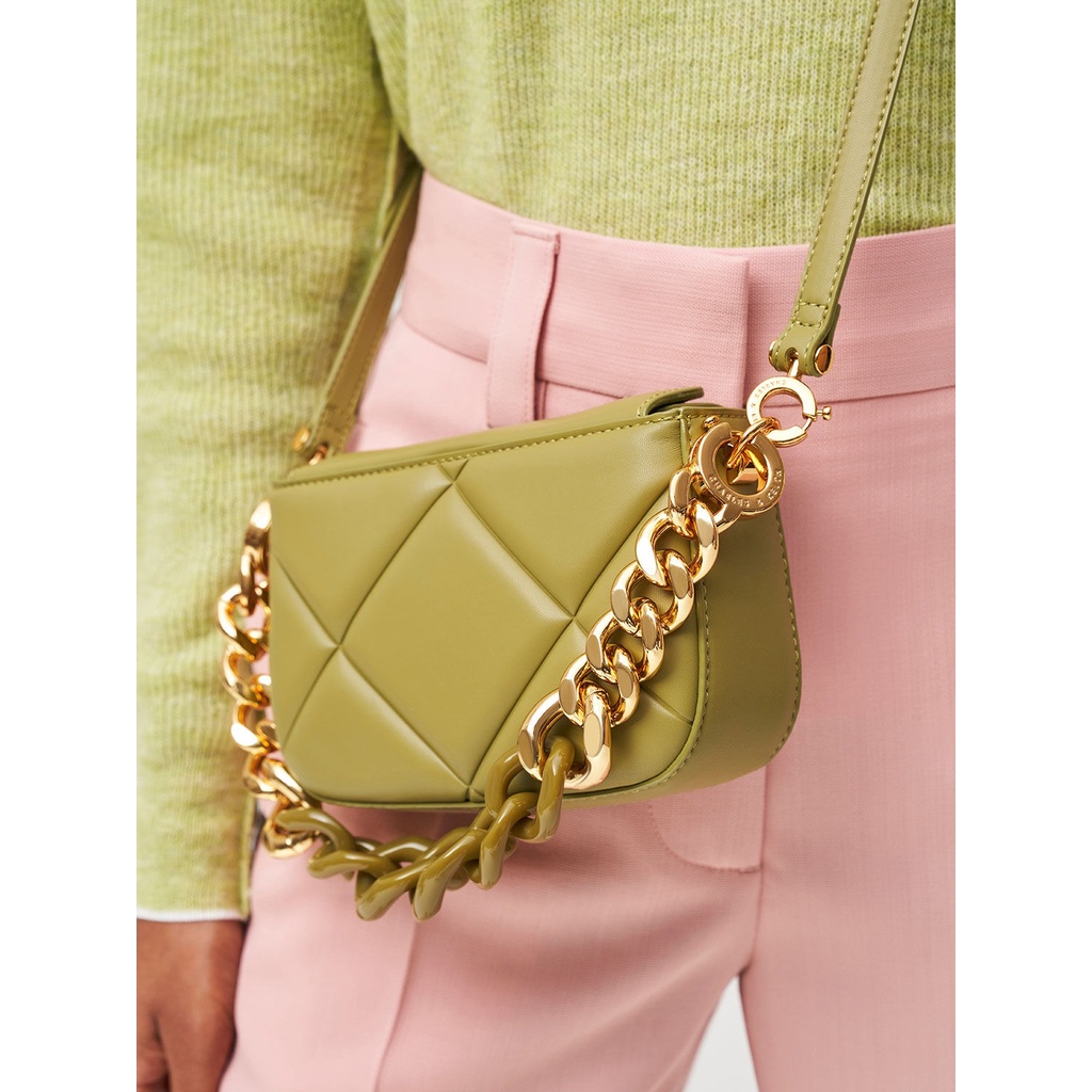 Túi C&K Mini Danika Chunky Chain Padded Bag 80781789