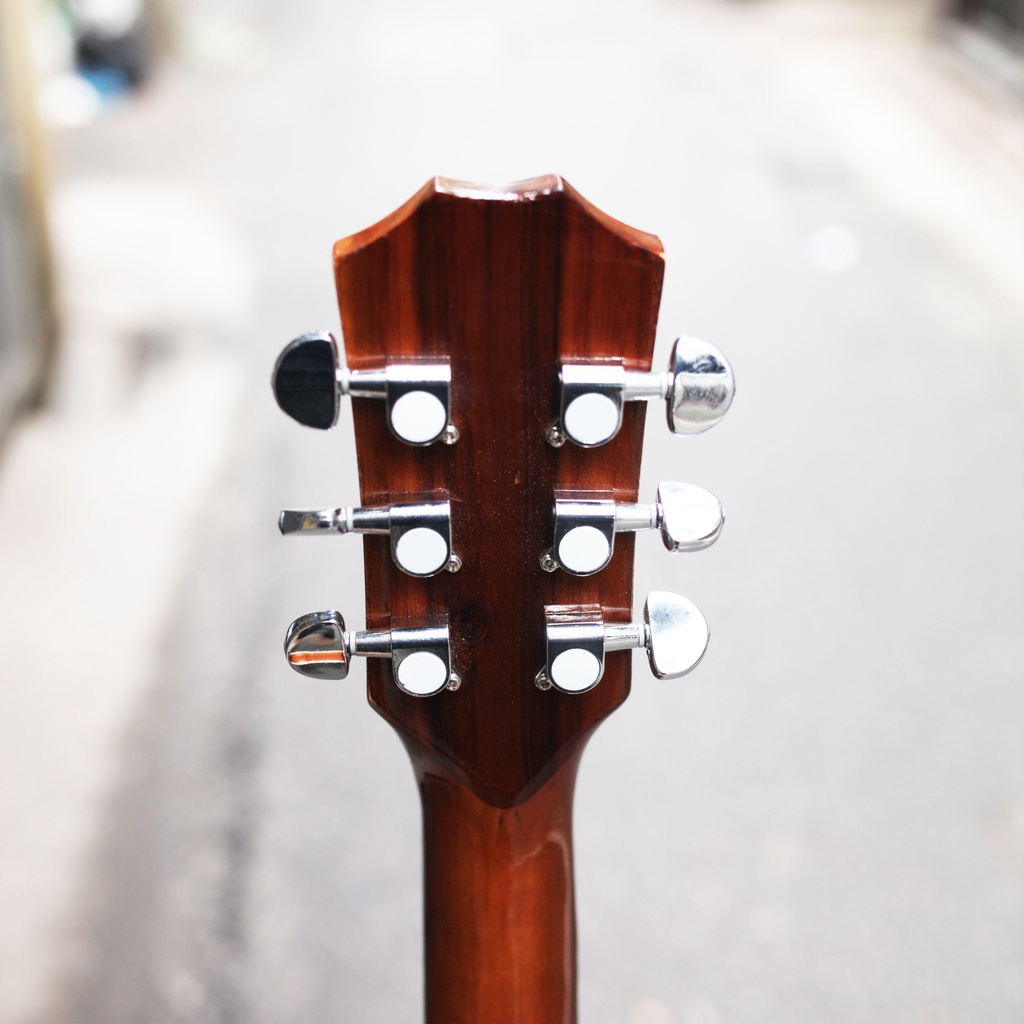 Đàn Guitar Acoustic Gỗ Thịt VG-HD FULL SOLID Gỗ Thịt 100% - Vinaguitar- guitar acoustic classic gỗ thịt khóa đúc