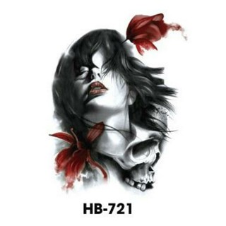 Xăm dán 3D siêu đẹp hình cô gái đến từ địa ngục