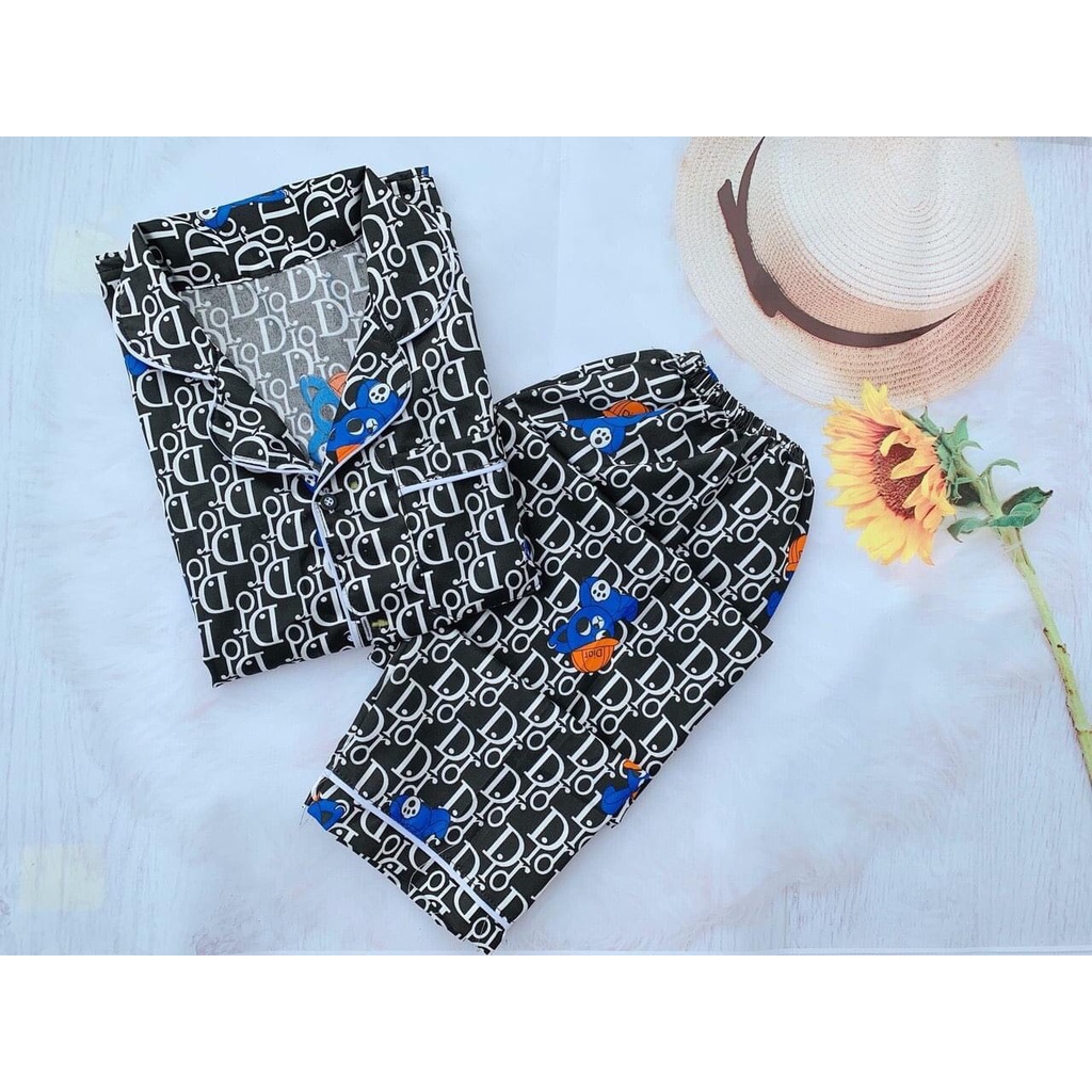 pijama tay cộc quần dài ( mẫu ngẫu nhiên) | BigBuy360 - bigbuy360.vn