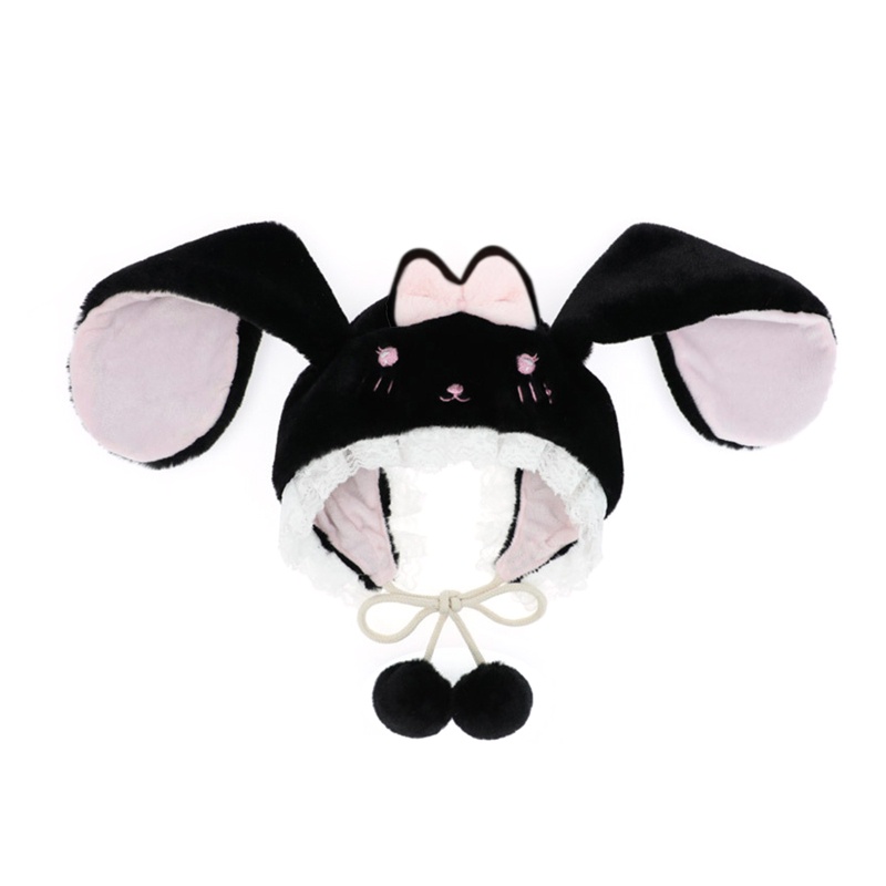 Mũ Tai Thỏ Bằng Lông Nhung Dễ Thương Xinh Xắn Dành Cho Nữ