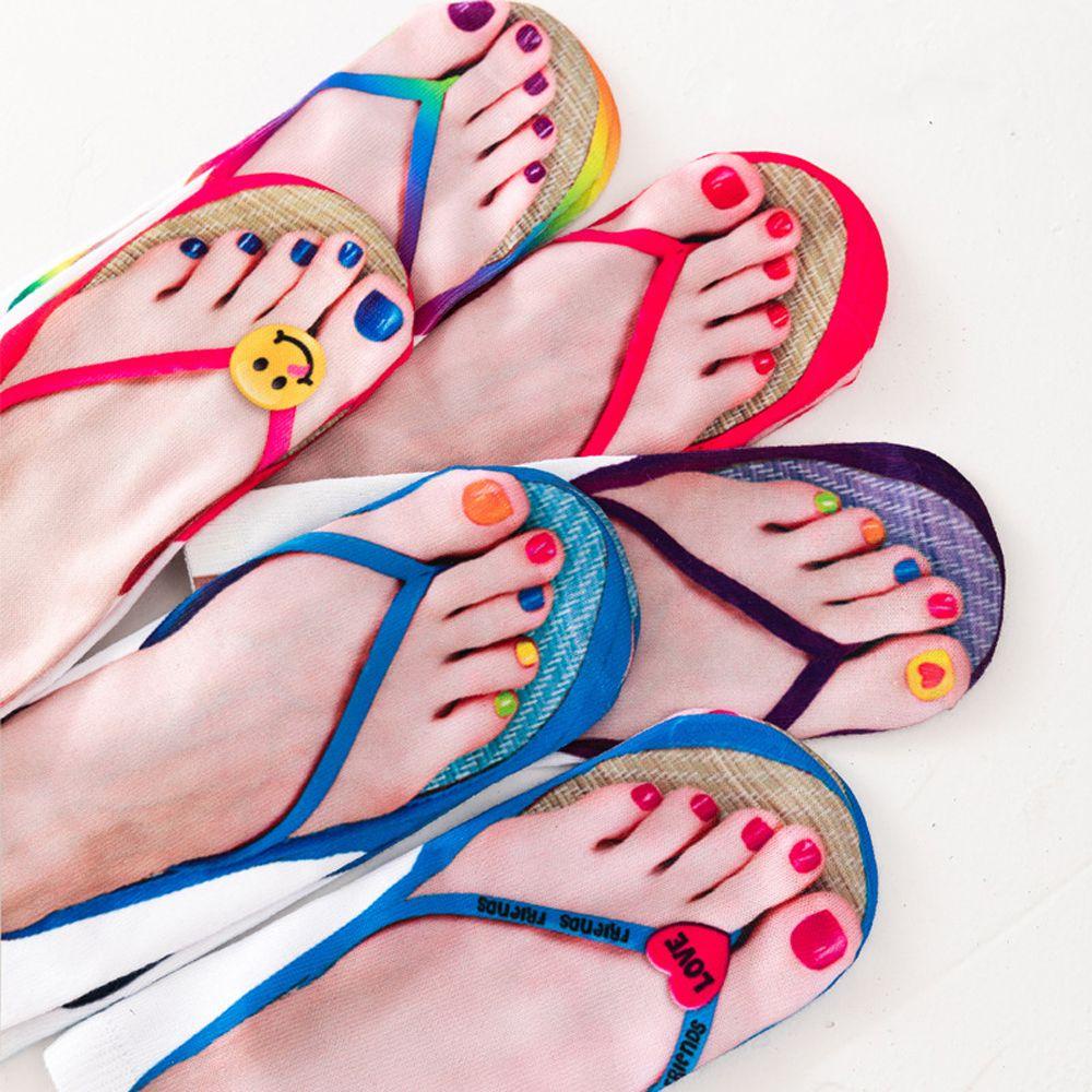 Tất Xỏ Ngón In Hình Tiền Đô La Mặt Cười Phong Cách Harajuku Sáng Tạo Dành Cho Nữ VANES1