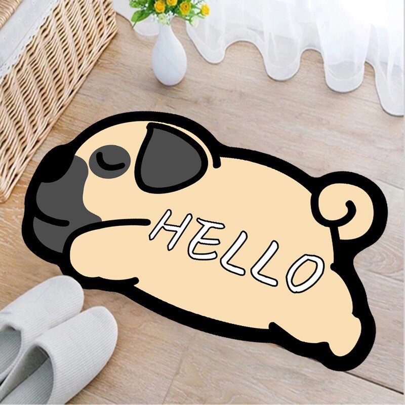 THẢM CHÙI CHÂN 3D HOẠT HÌNH CAO CẤP KÍCH THƯỚC 40*60CM