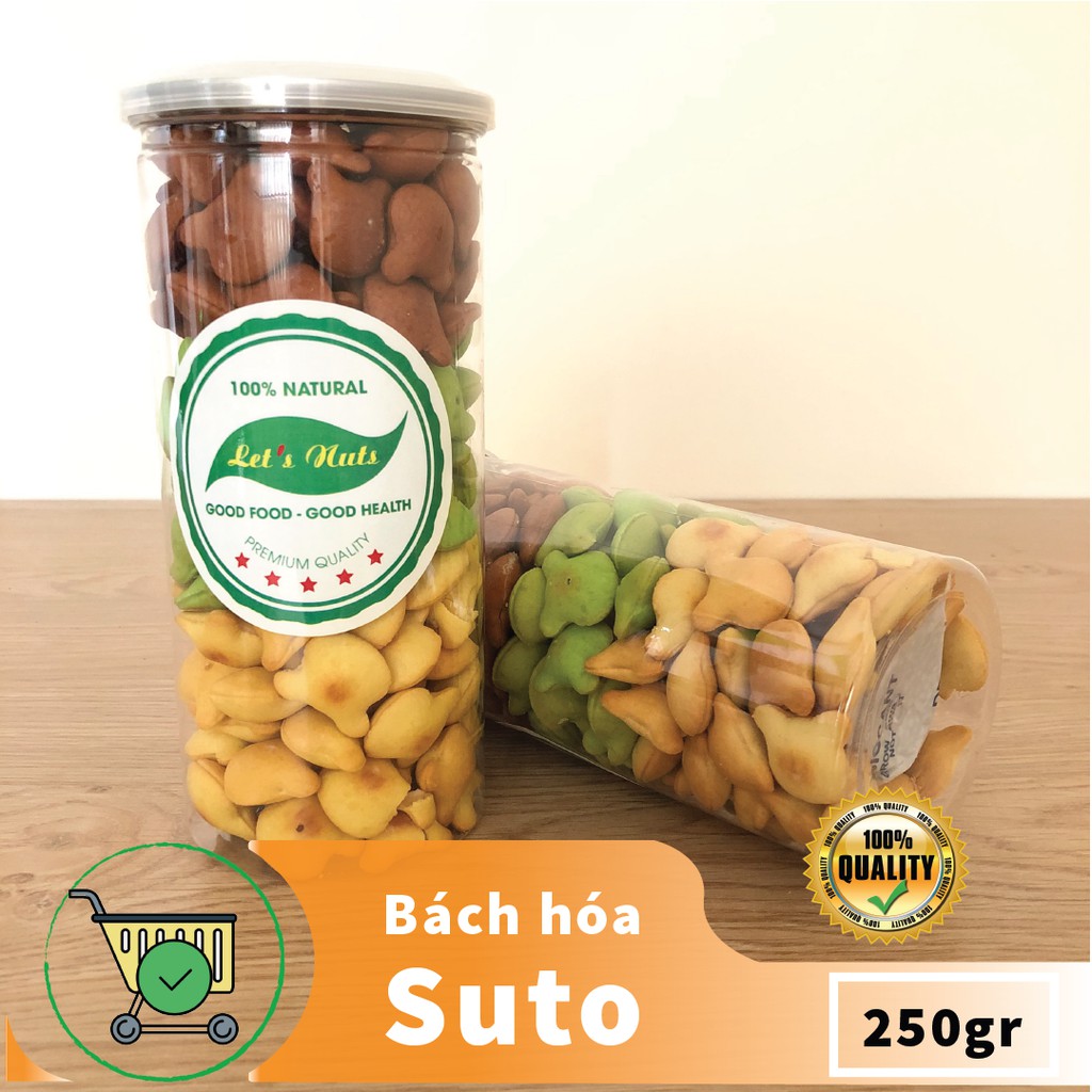 Bánh gấu nhân kem tuổi thơ mix 3 vị lon pet 450g sang trọng, hợp vệ sinh, món quà ăn vặt tuyệt vời Suto Shop