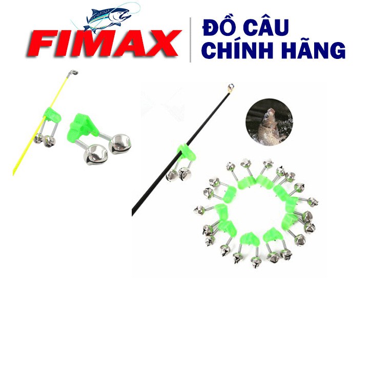 [SIÊU RẺ] COMBO bộ 2 Chuông báo cá cắn câu inox giá rẻ .