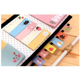 Quyển note gập được bao gồm note to do list, bookmark, checklist dễ thương