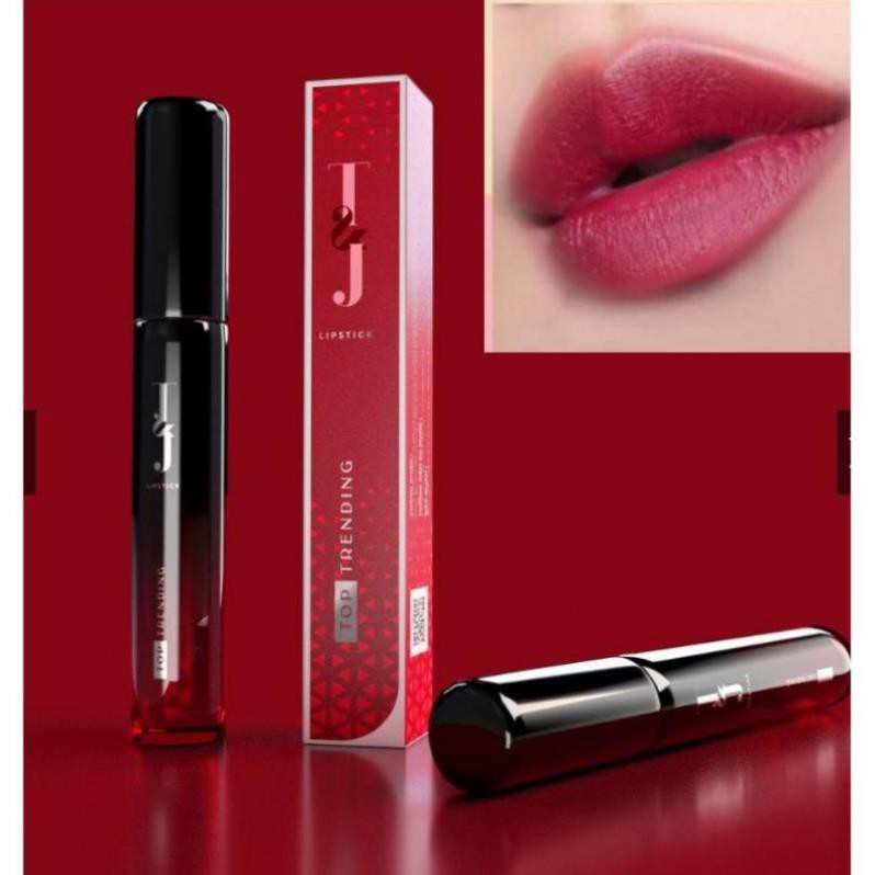 Son kem lì đỏ hồng T&J chính hãng mềm mịn bền màu 24h