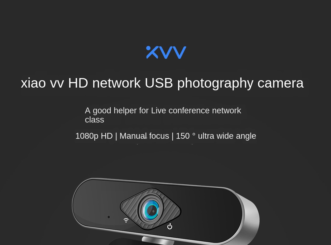 Webcam Xiaovv 1080P - Webcam Xiaovv FullHD