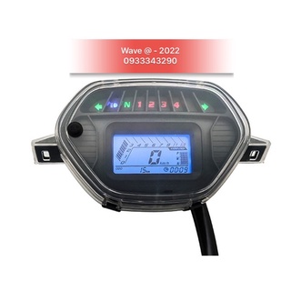 Đồng hồ điện tử cho xe wave zx - wave anpha nhỏ -wave 110 -wave blade