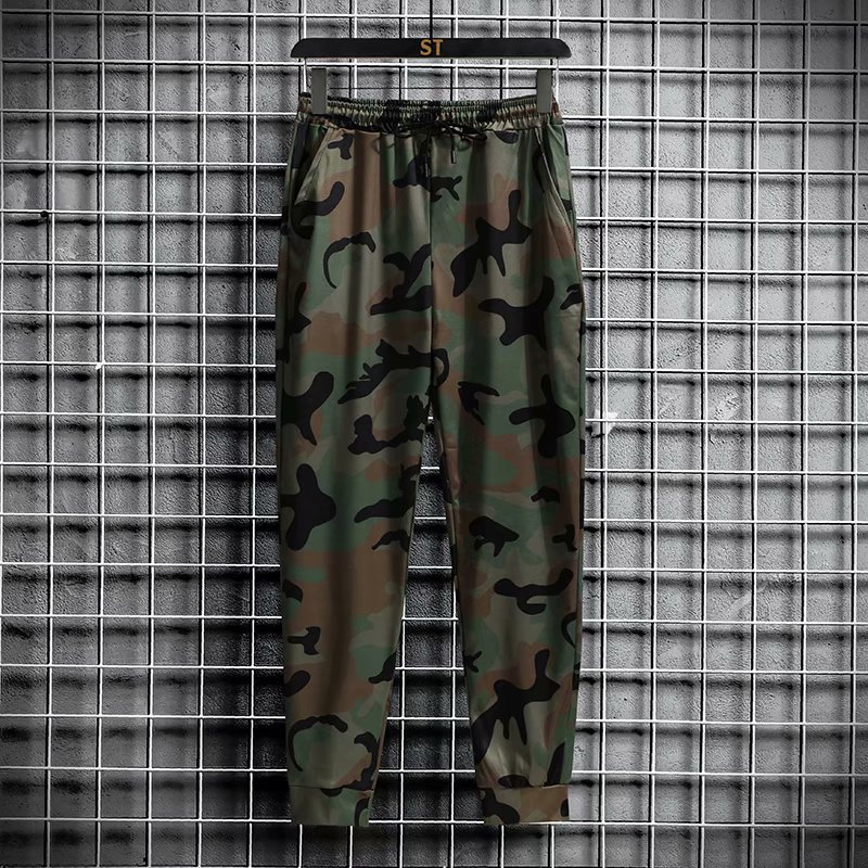 Set of Long Pants And Hoodie Size M-3XL Korean Style Fashion Personality For Men