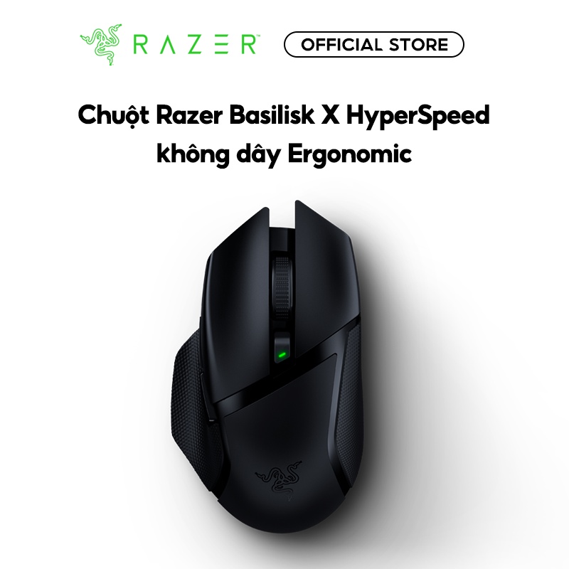 Chuột Không Dây Razer Basilisk X HyperSpeed - Hàng Chính Hãng - Bảo Hành 24 Tháng