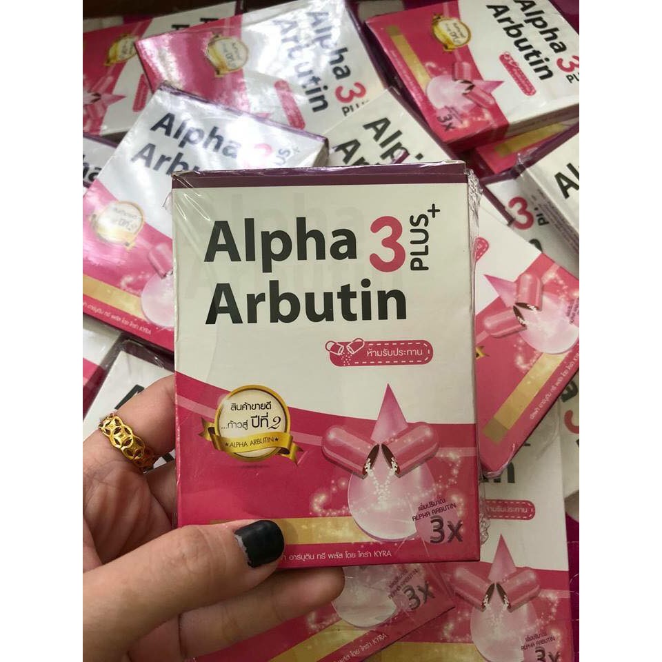 VIÊN KÍCH TRẮNG DA ALPHA ARBUTIN,Viên bột kích trắng da Alpha Arbutin Chính Hãng