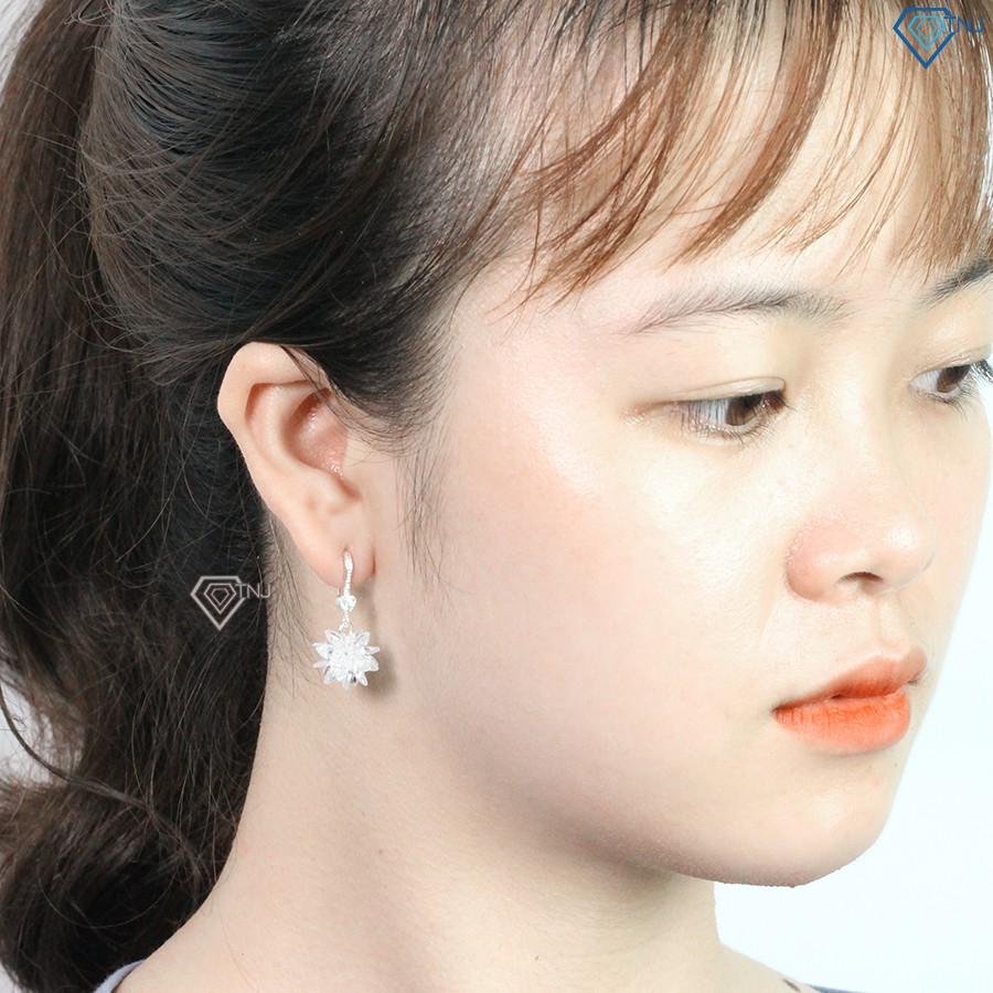 Khuyên tai nữ bạc đẹp móc câu BTN0104 - Trang Sức TNJ