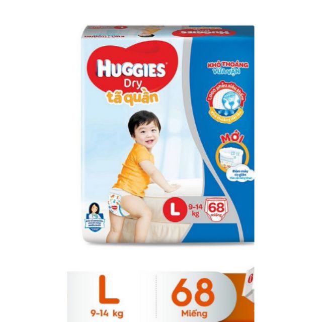 Tả quần huggies size L68