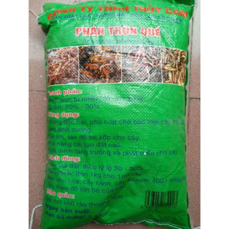 PHÂN TRÙN QUẾ THỦY CAM BAO 5KG