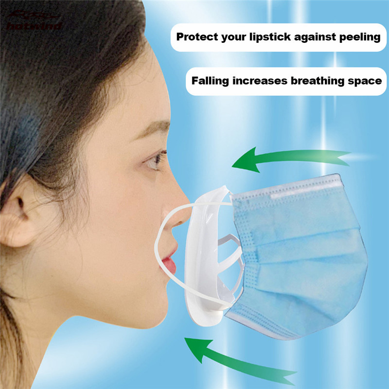 HW (Hàng Mới Về) Giá Đỡ Khẩu Trang 3d Mềm Mại Thoáng Khí Chống Bụi Dùng Một Lần