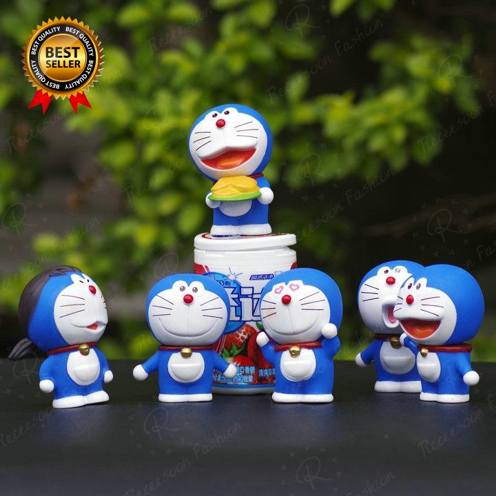 Set 6 tượng hình Doraemon dễ thương