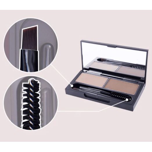 Bột Tán Chân Mày Hai Màu Hope Girl Natural Style Eyebrow Kit