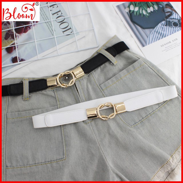 Thắt lưng nữ Round dây nịt nữ Yukibloom thiết kế trẻ trung thời trang sành điệu